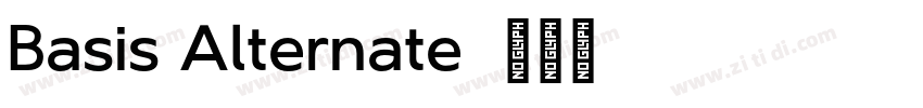 Basis Alternate字体转换